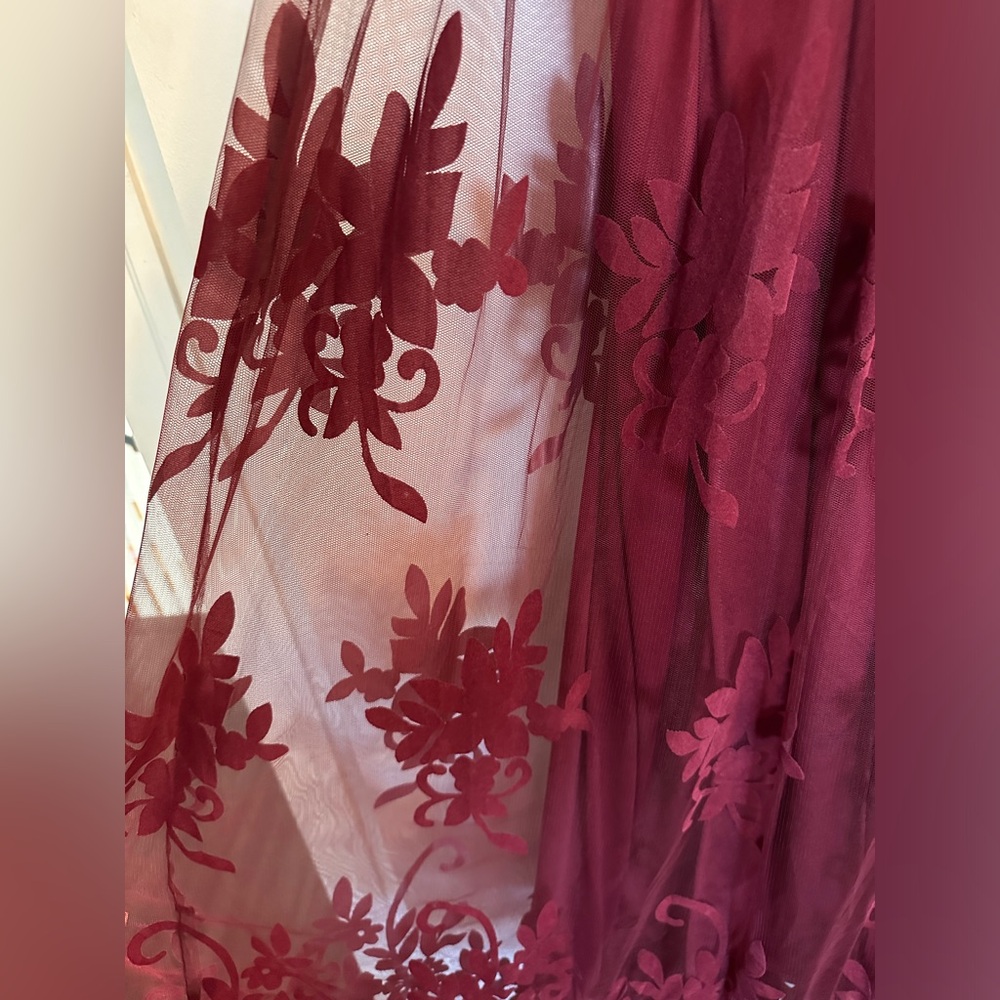 Maxi Red Formal Dress - Picture 3 of 5